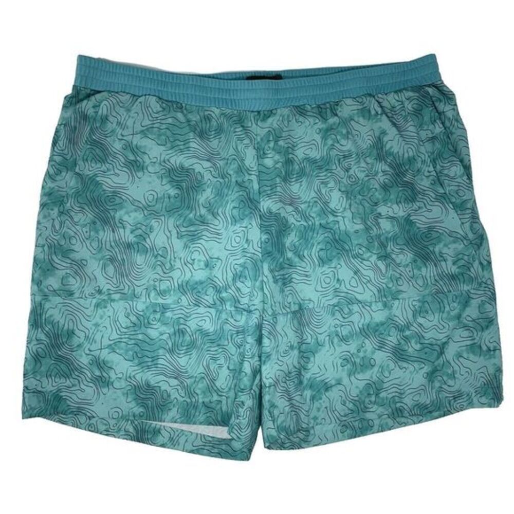 FLX Aqua Teal Dynamic Stretch Men's Board‎ Shorts Size XL
